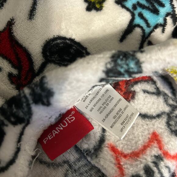 PEANUTS Snoopy MASKED CRUSADER 2X Unisex Clomp Bam Pow Pajama PJ Lounge Pants - Picture 7 of 7